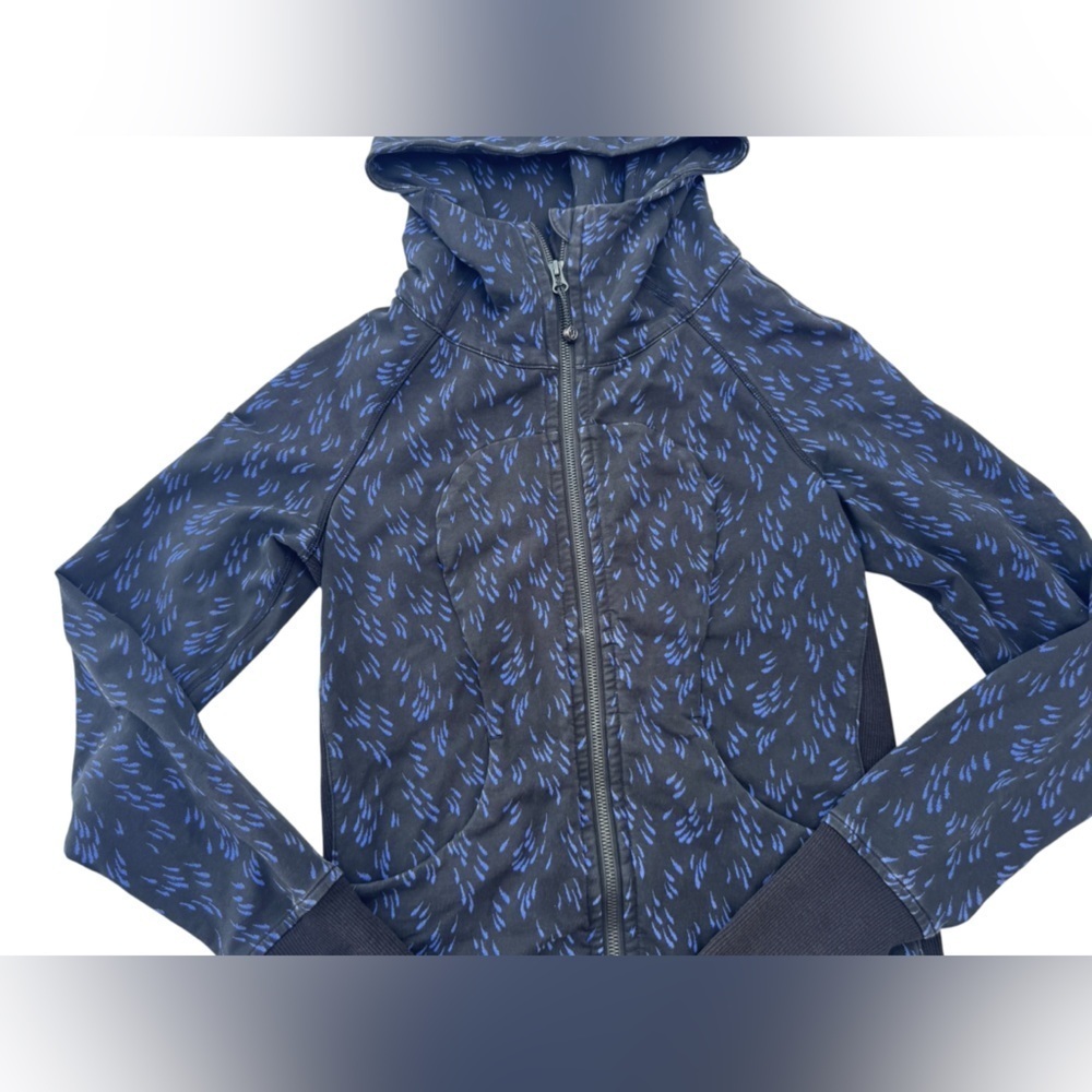 Lululemon Scuba Hoodie III Terry Jacket Pitter Patter Women’s Size 4 - Picture 3 of 11